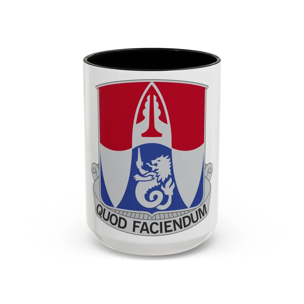 153 Engineer Battalion (U.S. Army) Accent Coffee Mug-15oz-Black-Go Mug Yourself