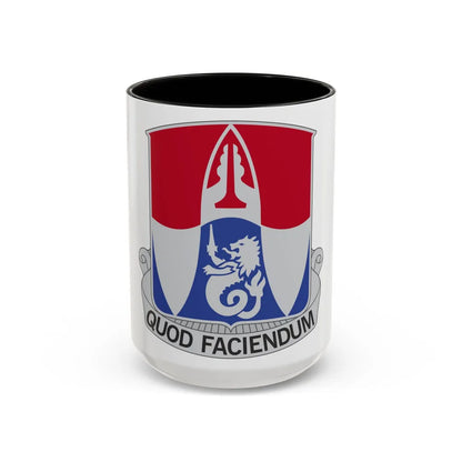 153 Engineer Battalion (U.S. Army) Accent Coffee Mug-15oz-Black-Go Mug Yourself