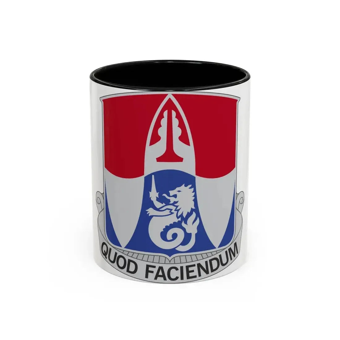 153 Engineer Battalion (U.S. Army) Accent Coffee Mug 11oz Black - Go Mug Yourself