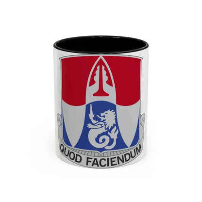 153 Engineer Battalion (U.S. Army) Accent Coffee Mug 11oz Black - Go Mug Yourself