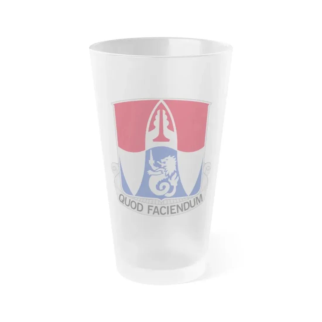 153 Engineer Battalion (U.S. Army) Frosted Pint Glass 16oz Default Title - Go Mug Yourself