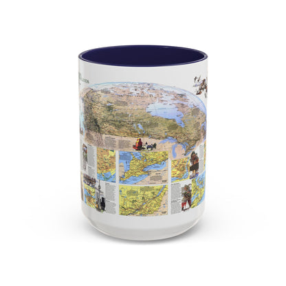 Canada - Vacationlands (1985) (Map) Accent Coffee Mug