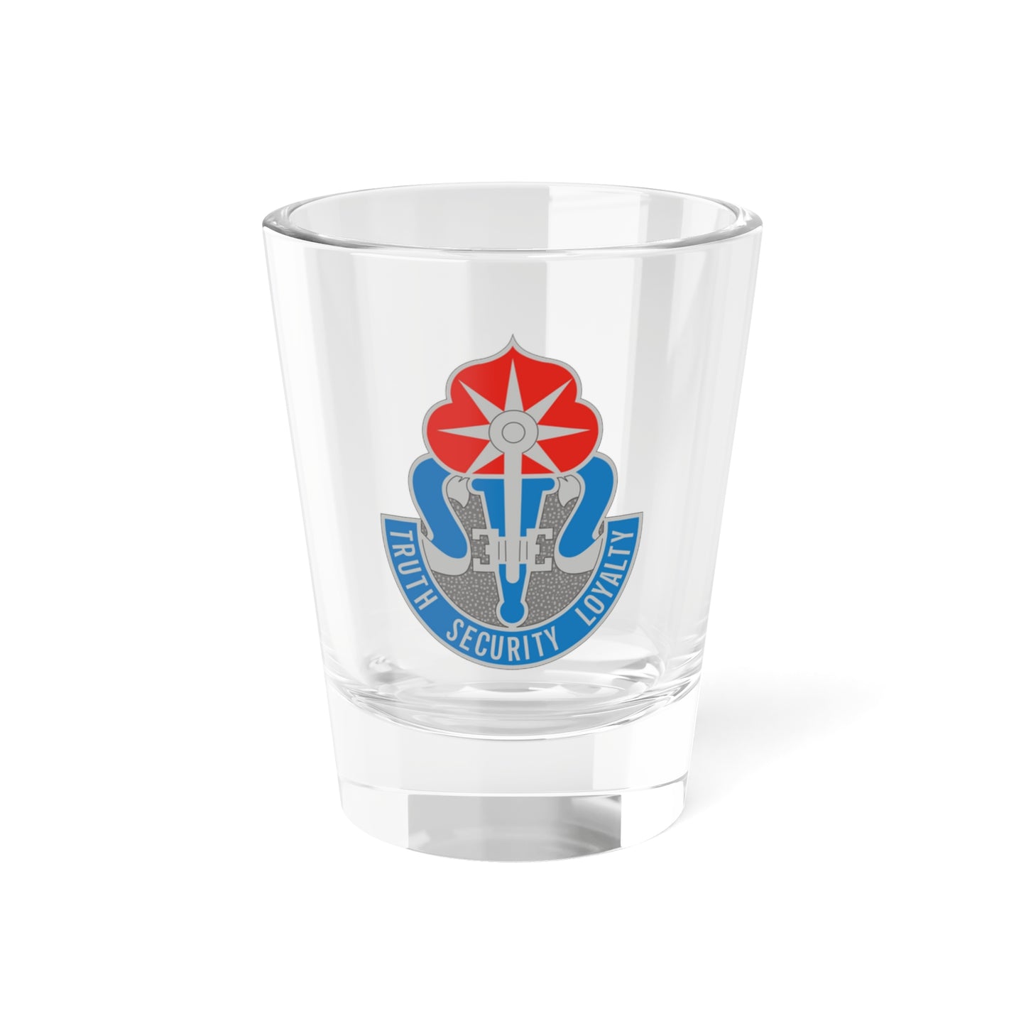 Verre à liqueur de la 470e Brigade de renseignement militaire (armée américaine) 1,5 oz