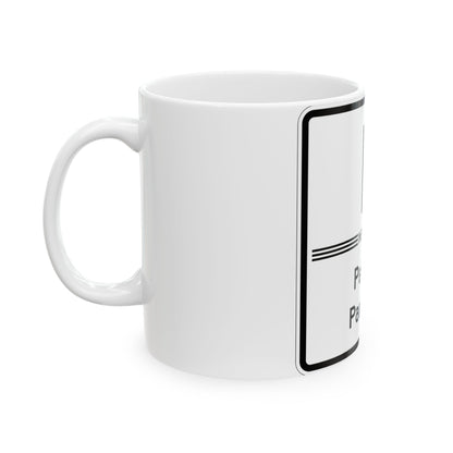 Pelham Pkwy Shield free (New York) (Road Sign) White Coffee Mug