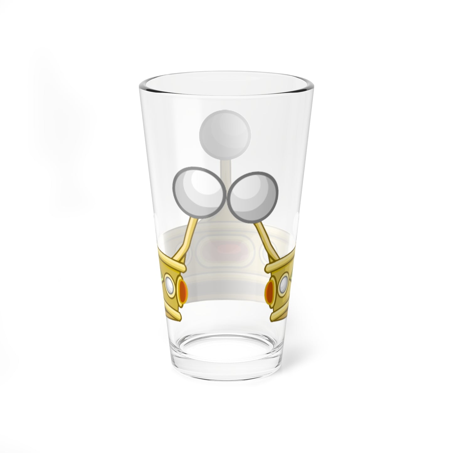 Corona normale di visconte italiano (Italy) (Coat of Arms) Pint Glass 16oz