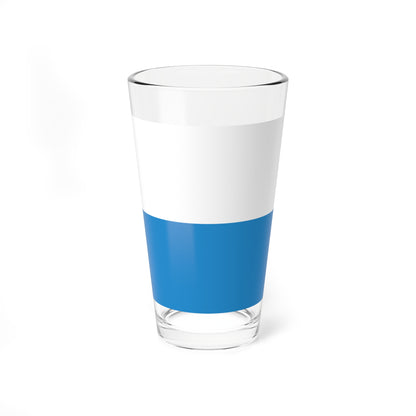 Flag of Canton of Lucerne (Switzerland) Pint Glass 16oz
