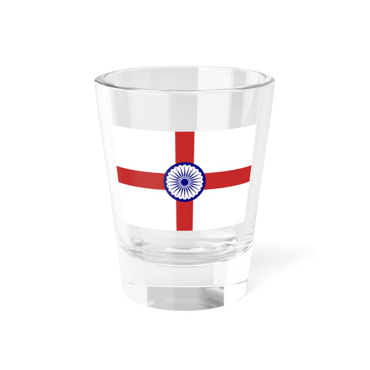 Admiral of the Indian Navy rank flag (India) Shot Glass 1.5oz
