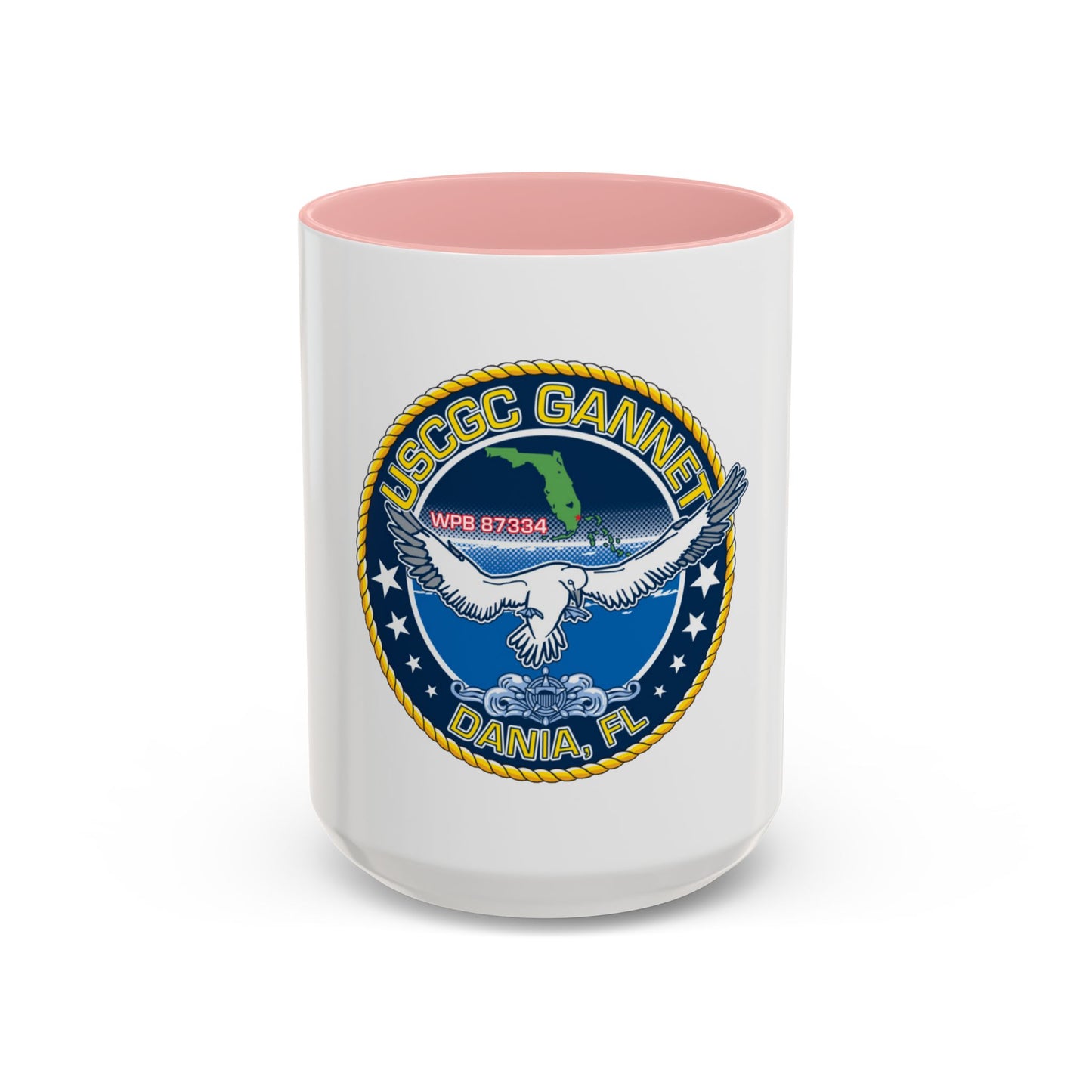 USCGC Gannet Dania FL (U.S. Coast Guard) Accent Coffee Mug