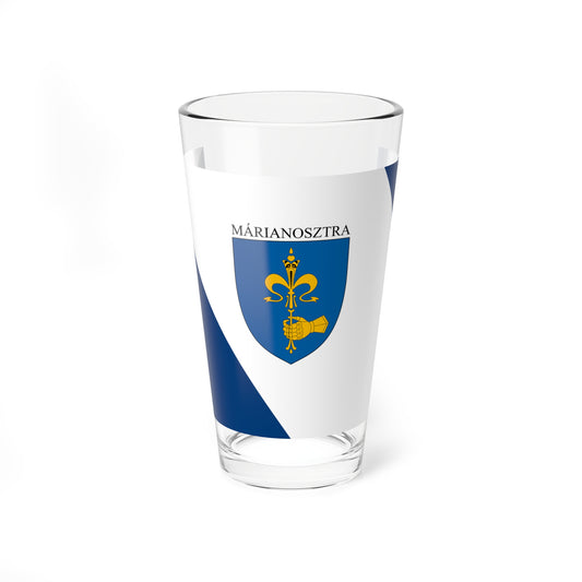 Flag of Marianosztra (Hungary) Pint Glass 16oz