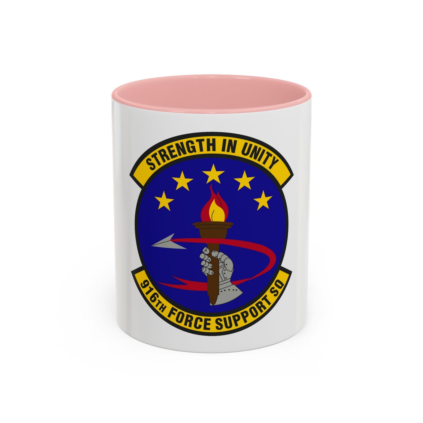 916th Force Support Squadron (U.S. Air Force) Accent Coffee Mug