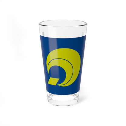 Flag of Aguni Okinawa (Japan) Pint Glass 16oz