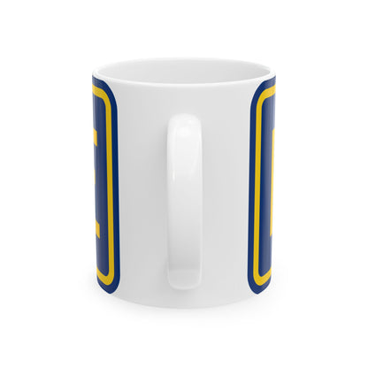 Toll plate county es (Puerto Rico) (Road Sign) White Coffee Mug