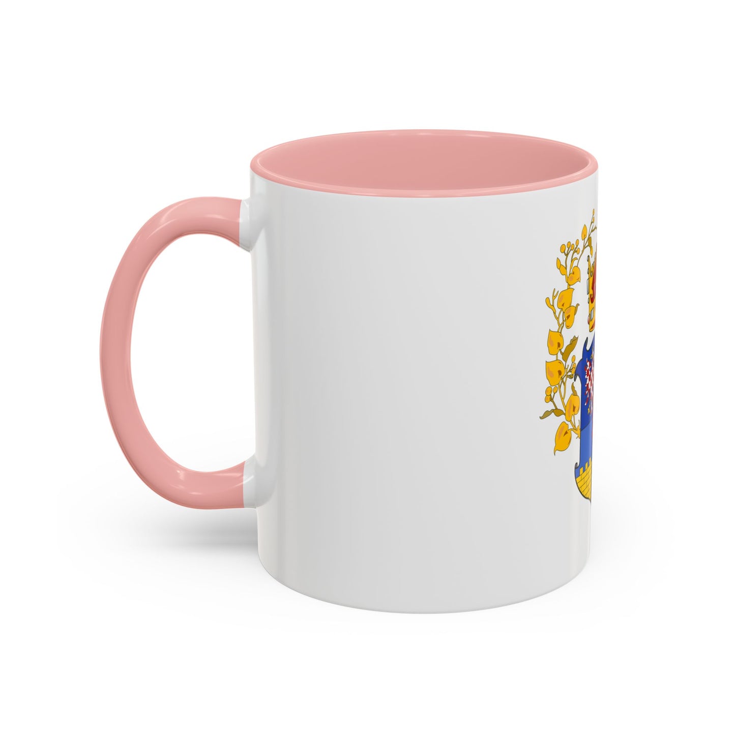 Coat of arms of the lands of the Bohemian Crown - Accent Coffee Mug