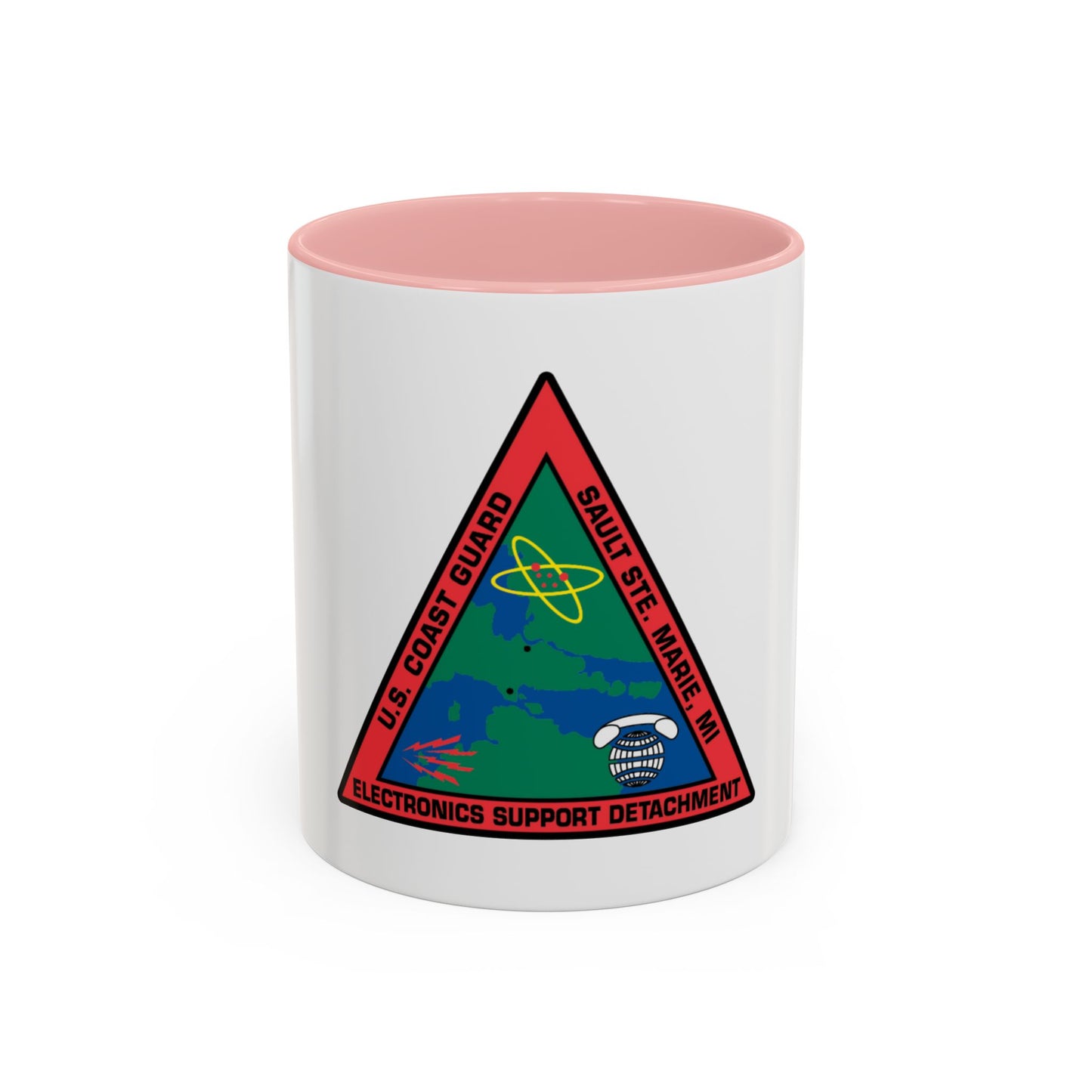 USCG ESD Sault SteMarie MI (U.S. Coast Guard) Accent Coffee Mug