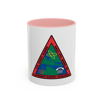 USCG ESD Sault SteMarie MI (U.S. Coast Guard) Accent Coffee Mug