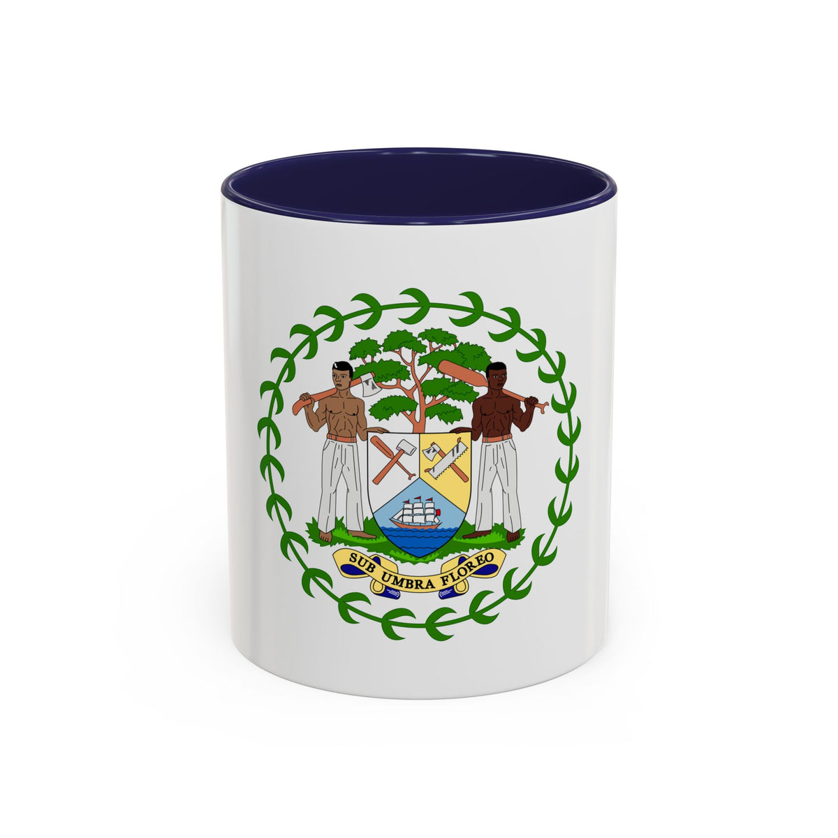 Coat of arms of Belize - Accent Coffee Mug