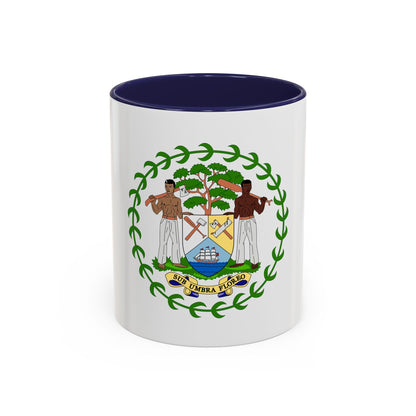Coat of arms of Belize - Accent Coffee Mug