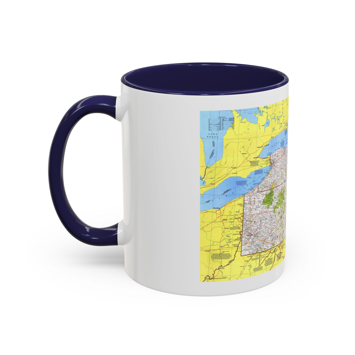 USA - Northeast 1 (1978) (Map) Accent Coffee Mug