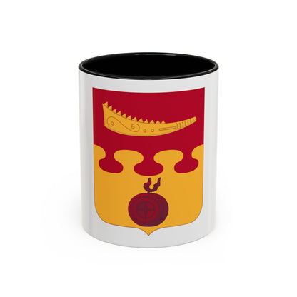 675th Airborne Field Artillery Battalion v2 (U.S. Army) Accent Coffee Mug