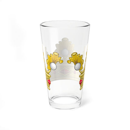 Coronet of a Duke - Kingdom of Portugal (Portugal) (Coat of Arms) Pint Glass 16oz