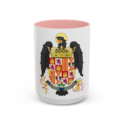 Coat of Arms of Queen Isabella of Castile (1492-1504) - Accent Coffee Mug