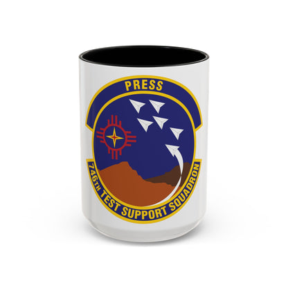 746th Test Support Squadron (U.S. Air Force) Accent Coffee Mug