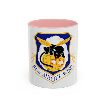 94th Airlift Wing (U.S. Air Force) Accent Coffee Mug