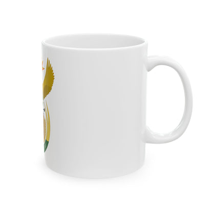 Coat of arms of South Africa - White Coffee Mug