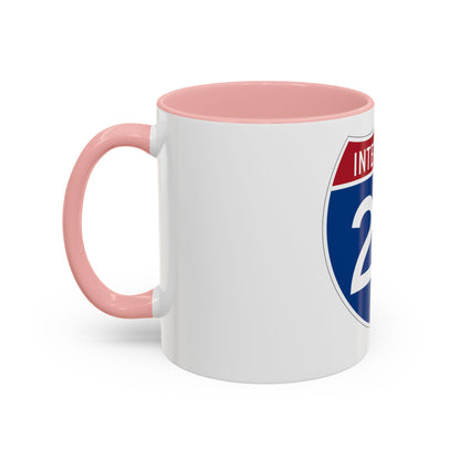 Interstate 20 (U.S. Highways) Accent Coffee Mug