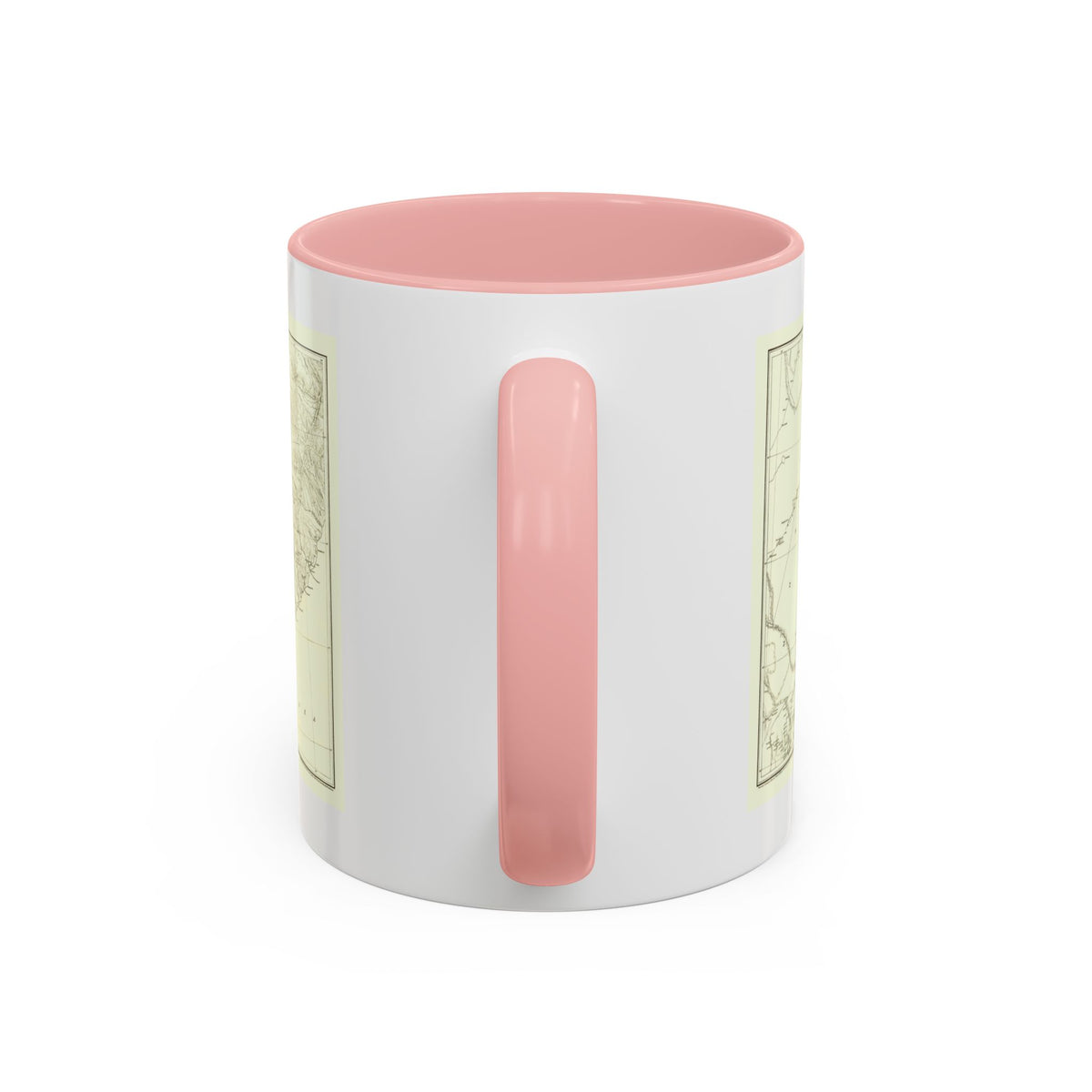 Asia - Kirin, Harbin, Vladivostok (1905) (Map) Accent Coffee Mug
