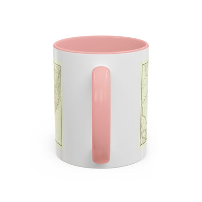 Asia - Kirin, Harbin, Vladivostok (1905) (Map) Accent Coffee Mug