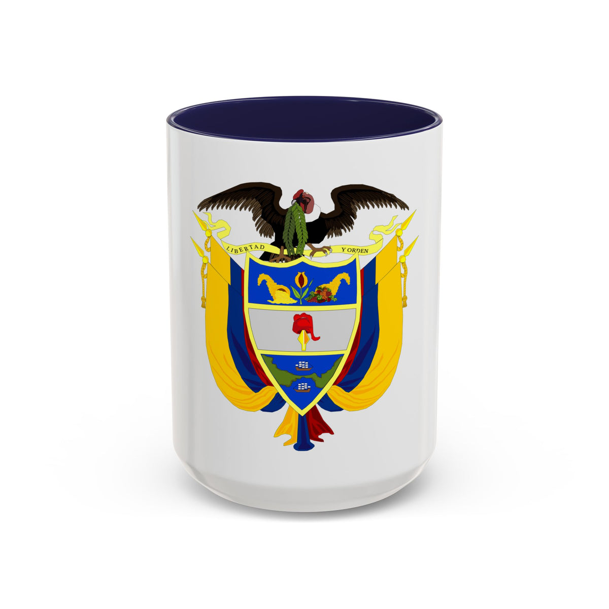 Coat of arms of Colombia 3 - Accent Coffee Mug