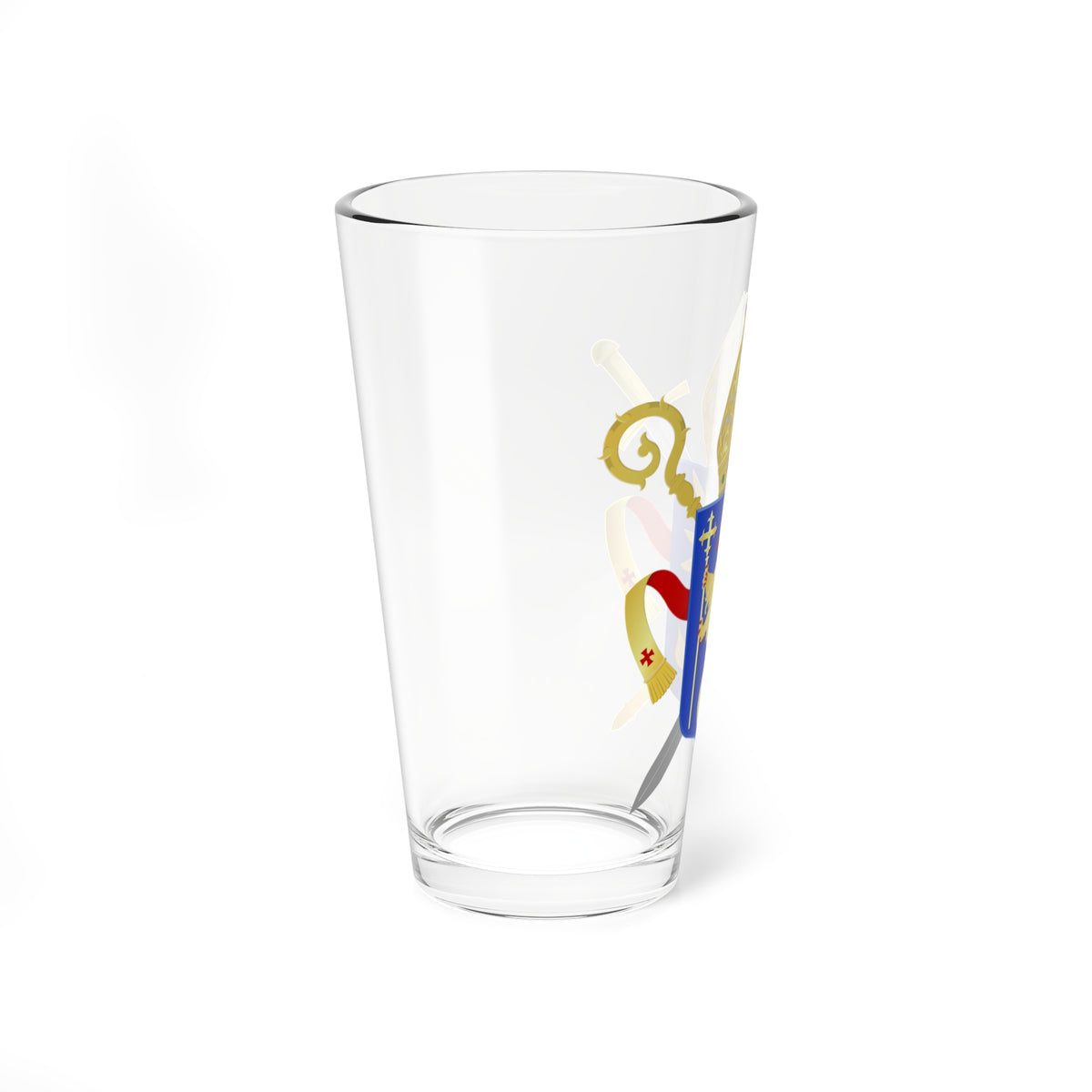 Ordinaat voor de Nederlandse strijdkrachten wapen (Netherlands) (Coat of Arms) Pint Glass 16oz
