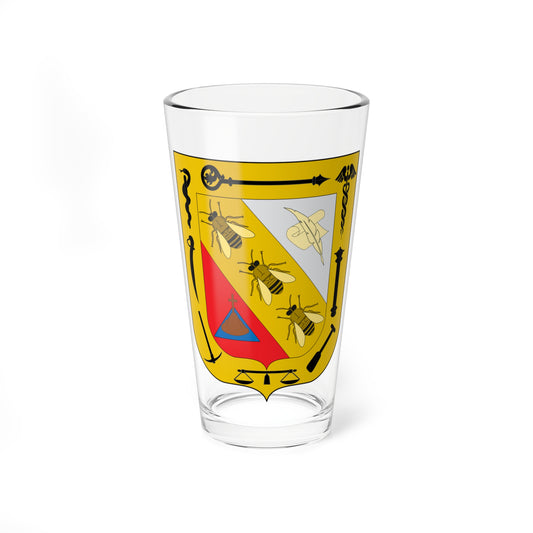 Escudo de Abejorral (Spain) (Coat of Arms) Pint Glass 16oz