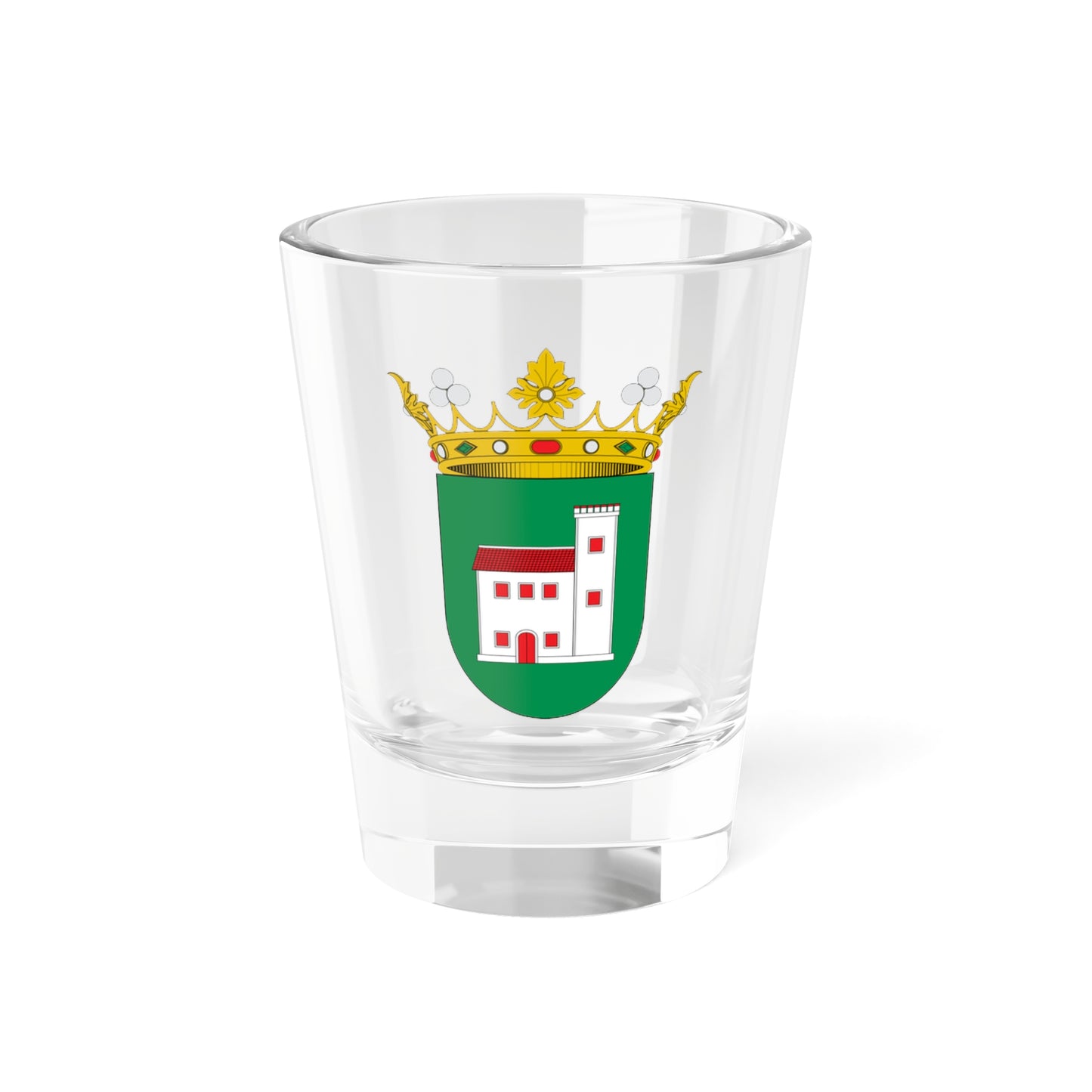 Escudo de Massanassa-Valencia (Spain) (Coat of Arms) Shot Glass 1.5oz