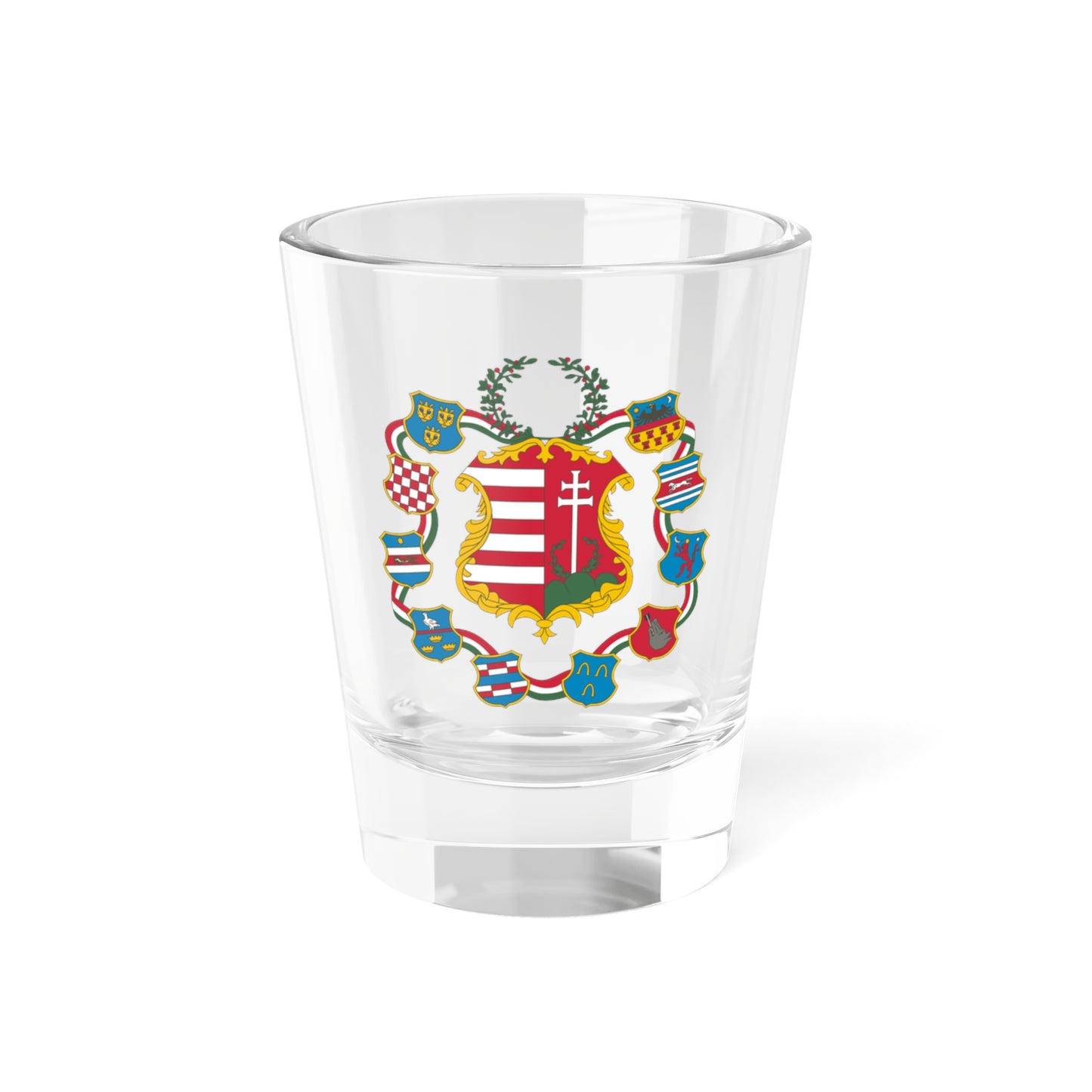 Great coat of arms of Hungary (1849) - Shot Glass 1.5oz