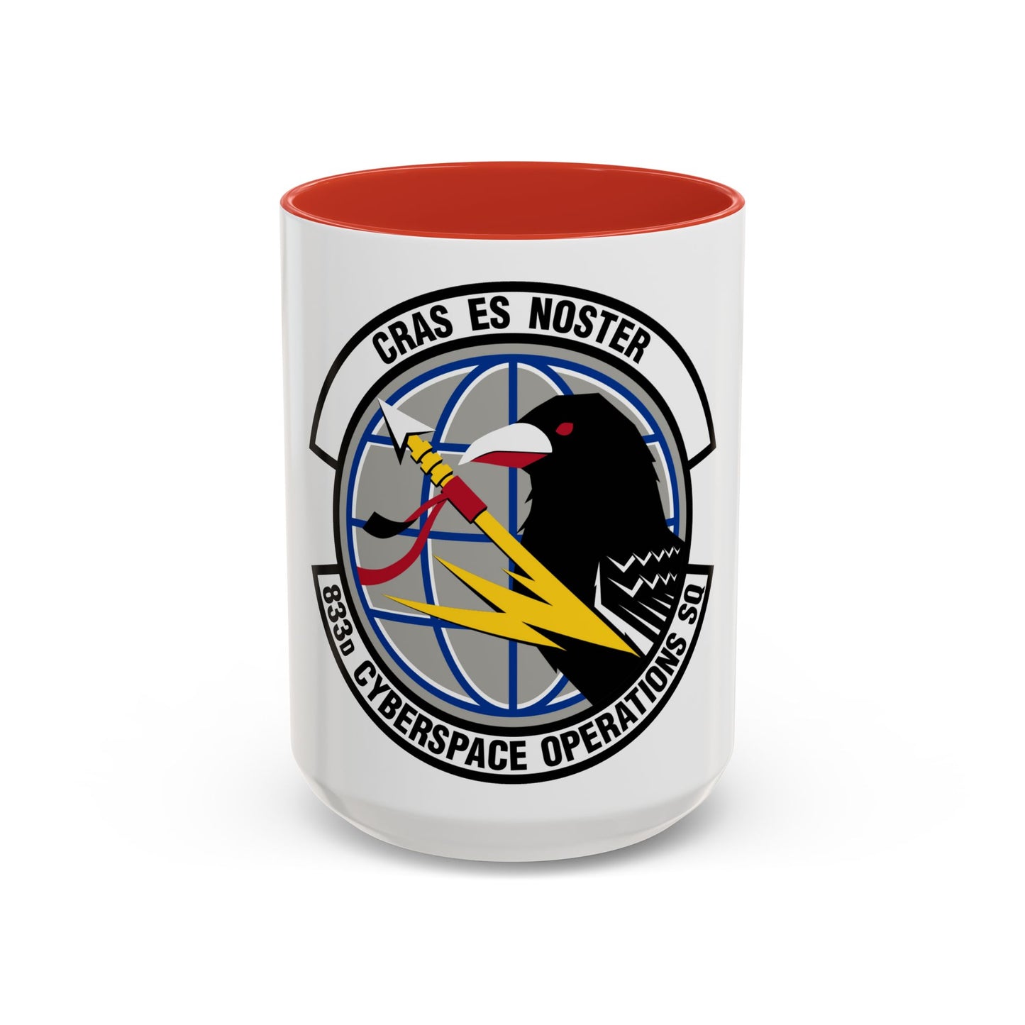 833 Cyberspace Operations Squadron ACC (U.S. Air Force) Accent Coffee Mug