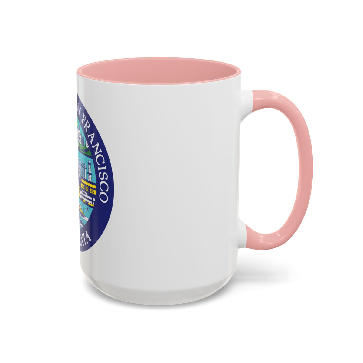 Seal of South San Francisco California - Accent Coffee Mug