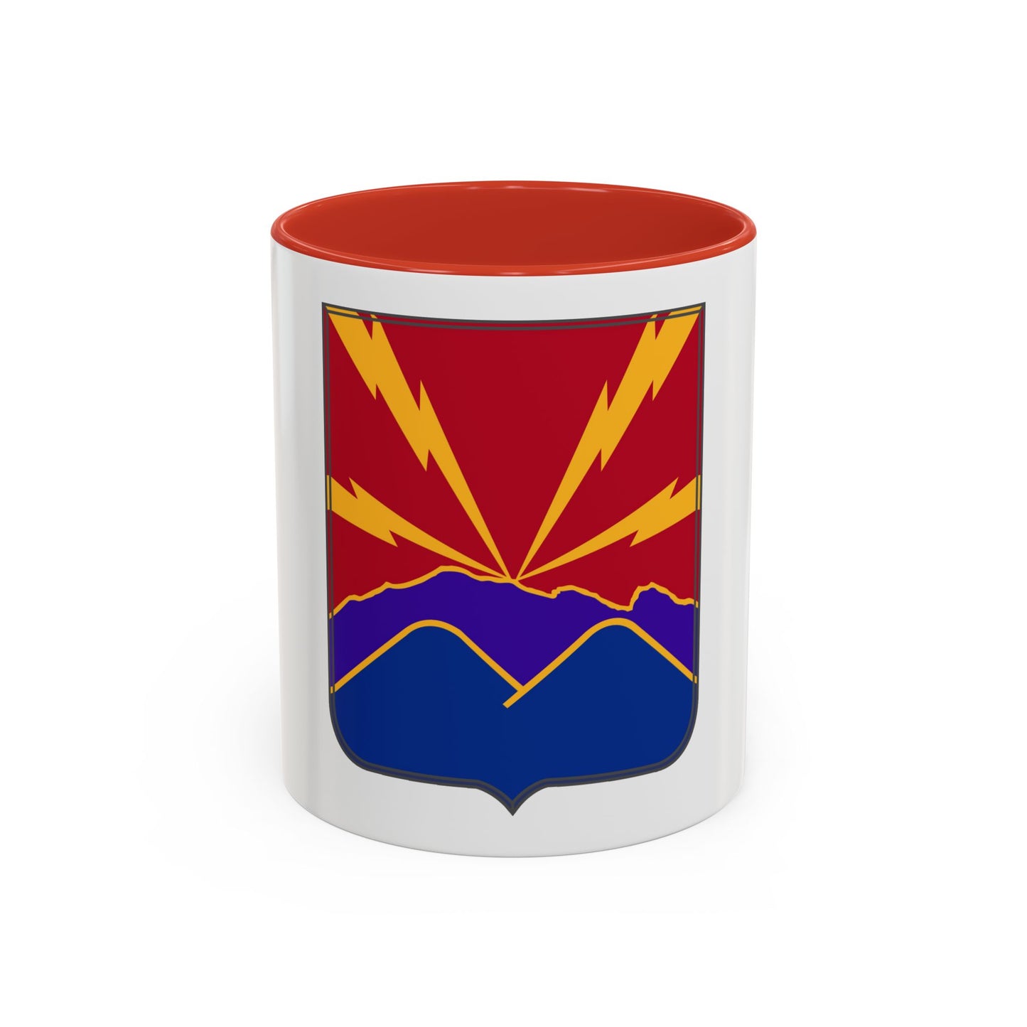 593rd Field Artillery Battalion v2 (U.S. Army) Accent Coffee Mug
