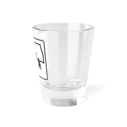 Oklahoma State Highway 17A (Oklahoma) (Road Sign) Shot Glass 1.5oz