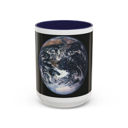 Space - Earth from Space (1973) (Map) Accent Coffee Mug