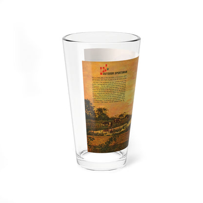 LBJ-American Sportsman, Argosy magazine, October 1964 - Pint Glass 16oz