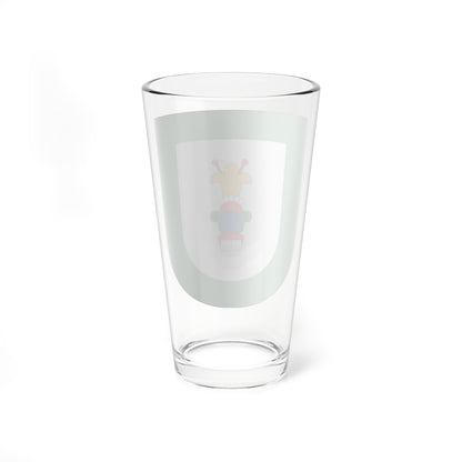 Escudo Xochitlán de Vicente Suárez (Mexico) (Coat of Arms) Pint Glass 16oz