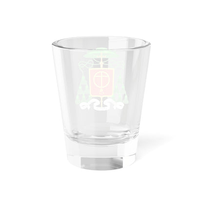 Coat of Arms of Javier Echevarría Prelate of the Opus Dei (Spain) (Coat of Arms) Shot Glass 1.5oz