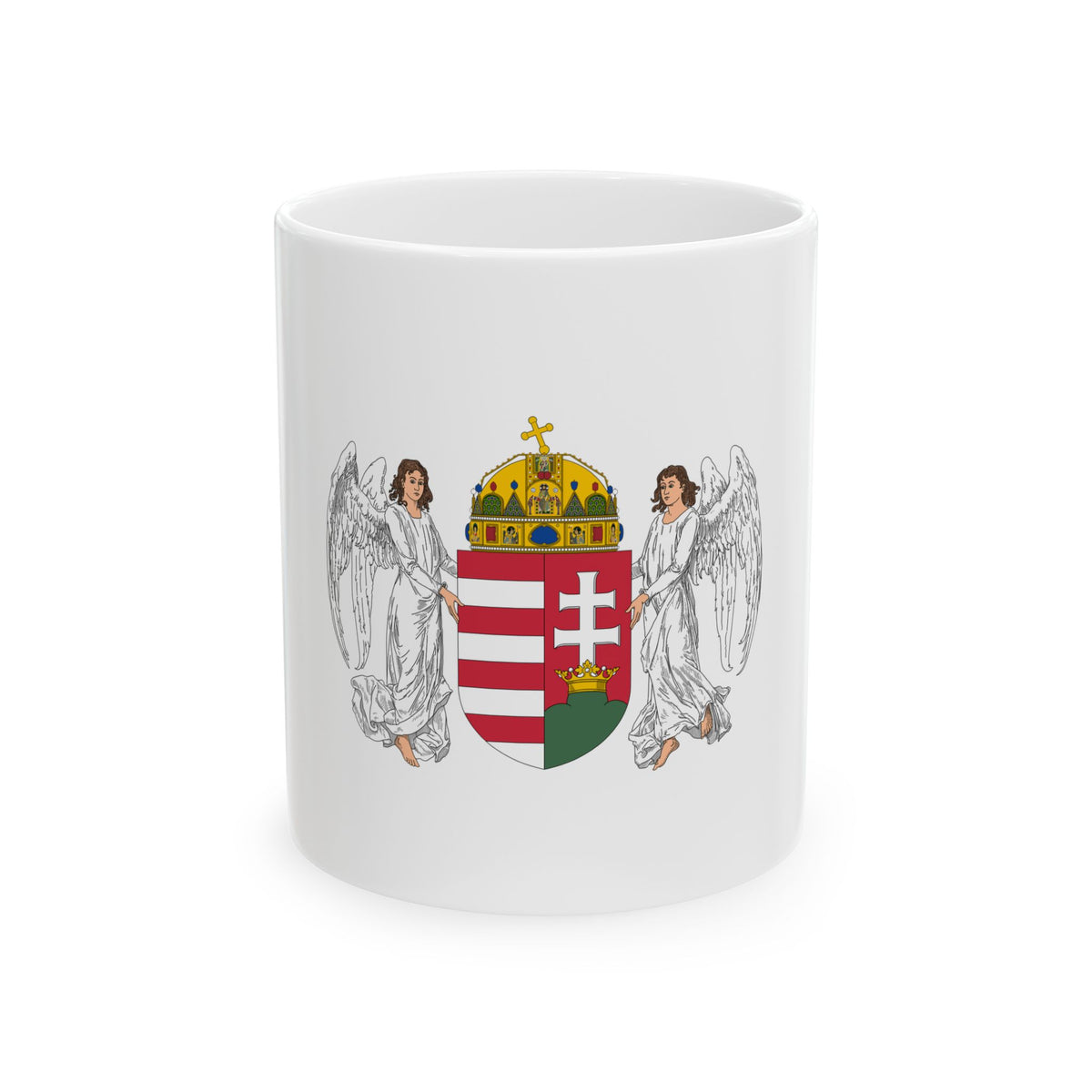 Coat of arms of Hungary (1896-1915) - White Coffee Mug