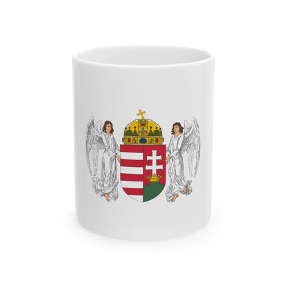Coat of arms of Hungary (1896-1915) - White Coffee Mug