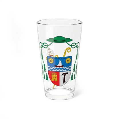 Escudo de Felipe González González (Spain) (Coat of Arms) Pint Glass 16oz
