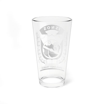 Sello de Isnos (Colombia) (Coat of Arms) Pint Glass 16oz