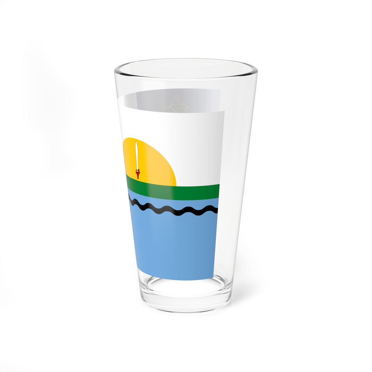 Propuesta de bandera para el Estado Monagas 64 (Venezuela) Pint Glass 16oz