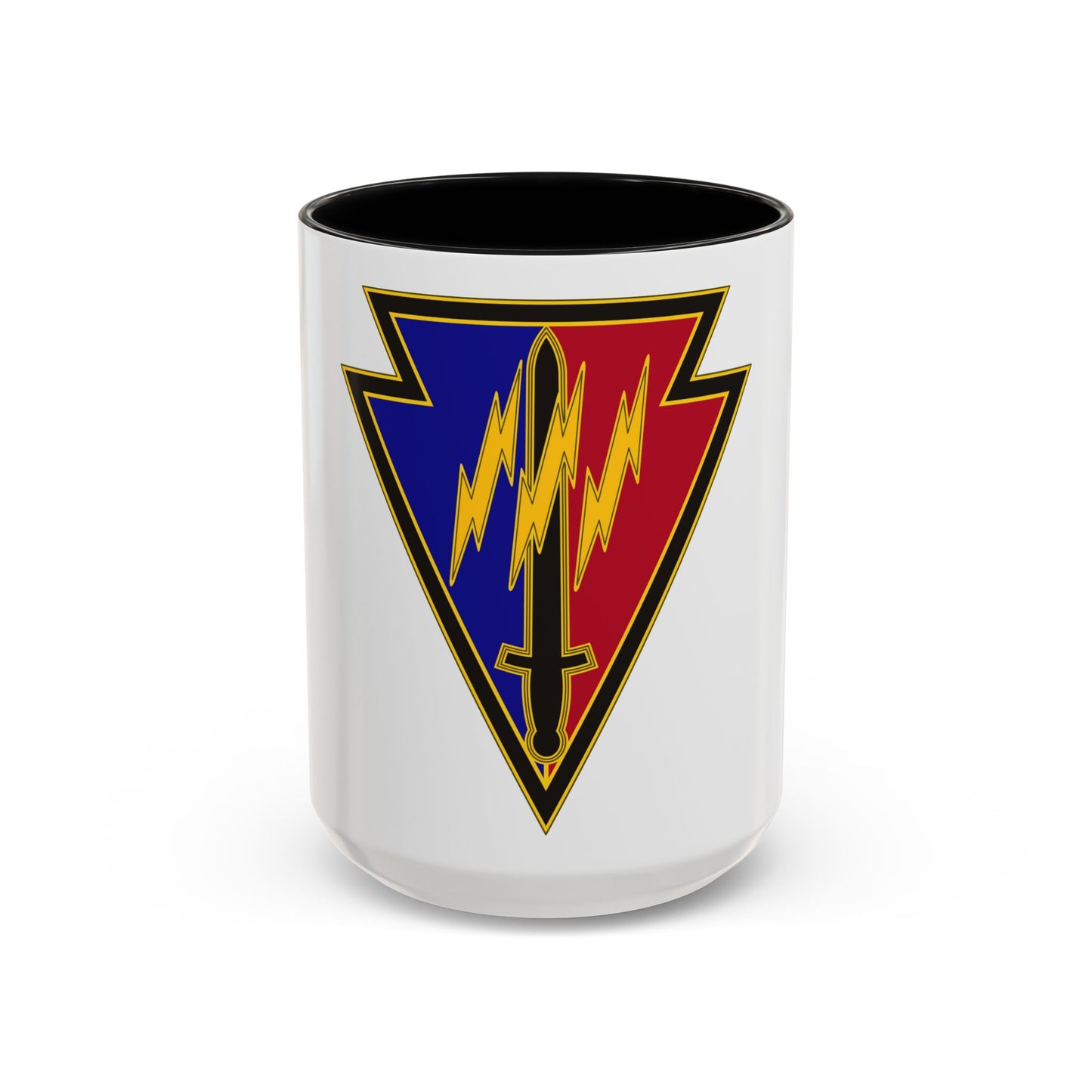 219 Engineer Brigade (U.S. Army) Accent Coffee Mug